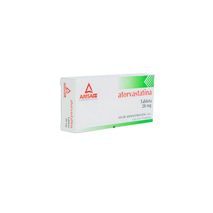 Atorvastatina Tabletas 20mg – Reducción de Colesterol