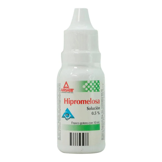 Hipromelosa, Solución oftálmica .5%, Fco. c/10 mL