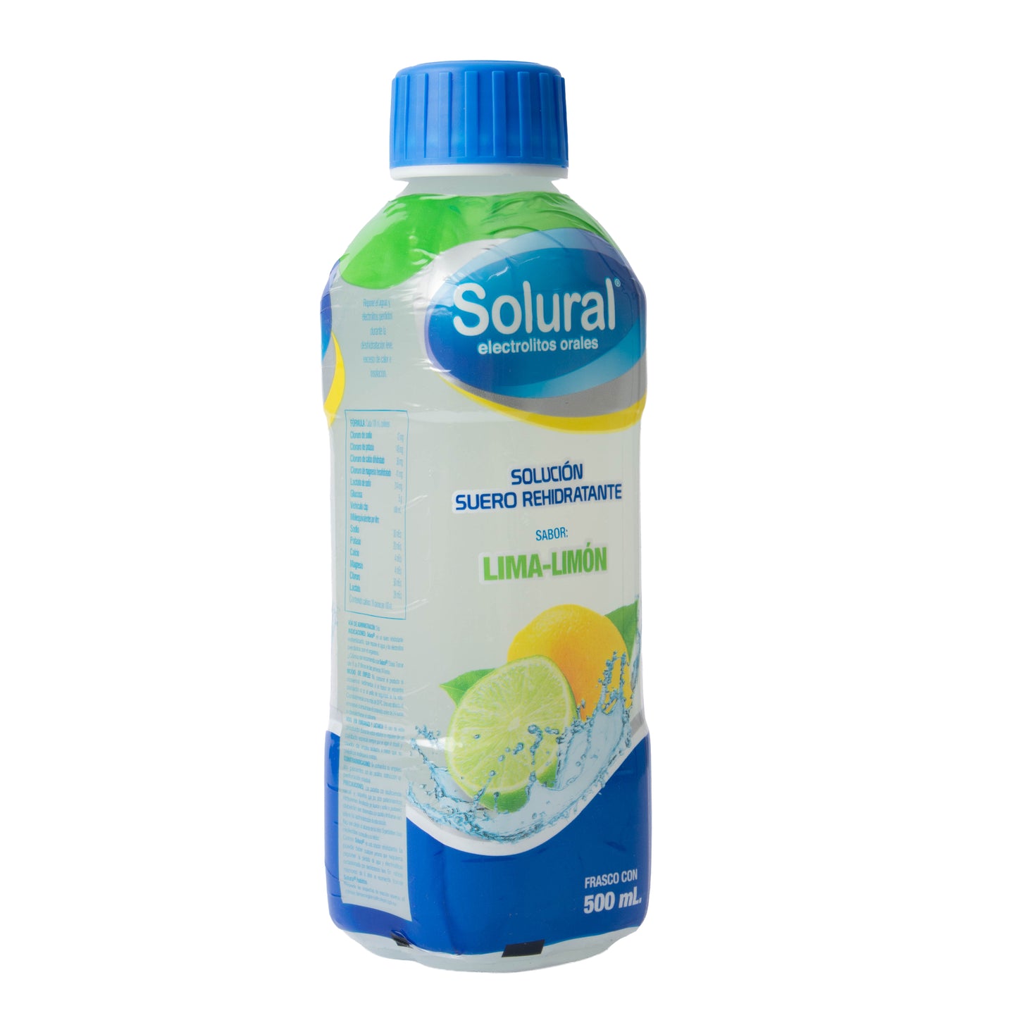 Solural Lima-Limon Solución 500ml – Hidratación Oral