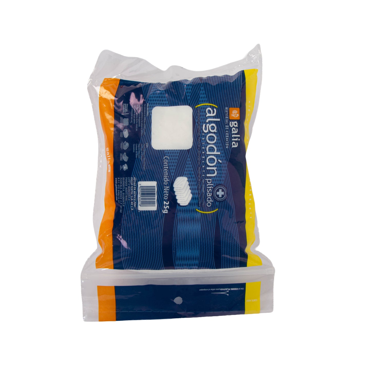GA Algodón Plisado 25g – Material de Curación