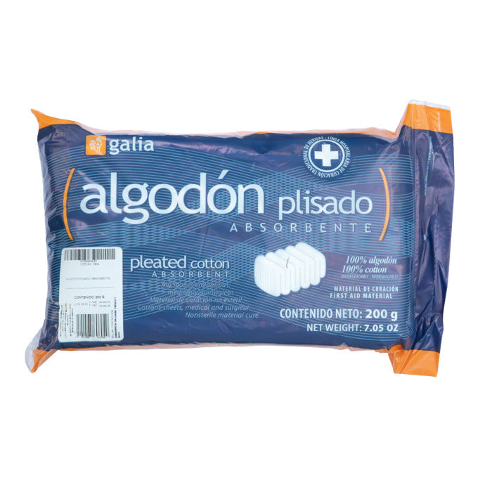 Algodón Plisado 200gr Bolsa – Material de Curación