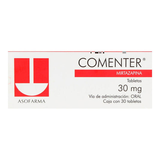 Comenter 30 mg Caja con 30 Tabletas de Duloxetina