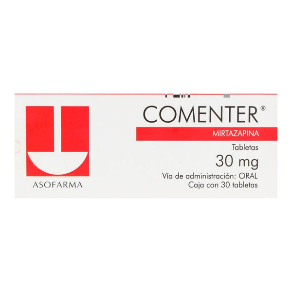Comenter 30 mg Caja con 30 Tabletas de Duloxetina