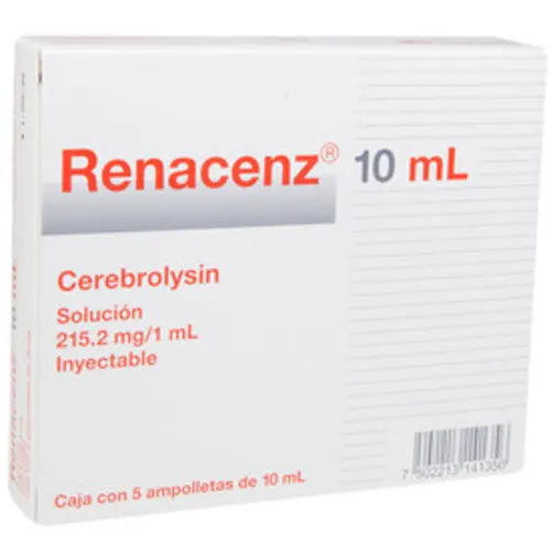 Renacenz, Cerebrolysin,  S.I, 5 ampolletas c/10 mL