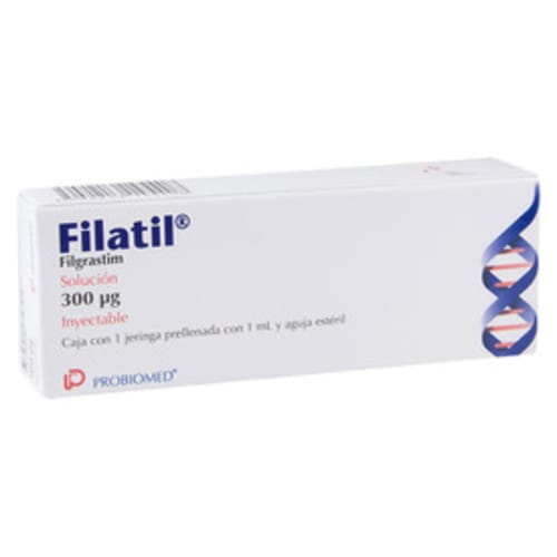 Filatil 300 mg, Filgastim, Jga. Prellenada c/1 mL