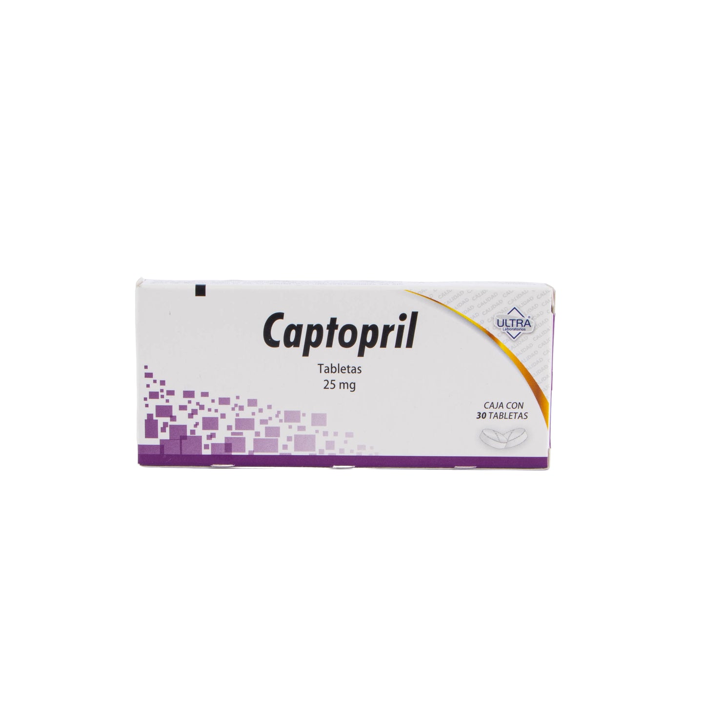 Captopril 25mg Tabletas – Antihipertensivo