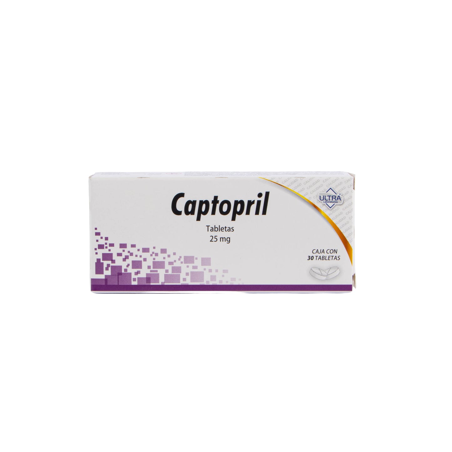 Captopril 25mg Tabletas – Antihipertensivo