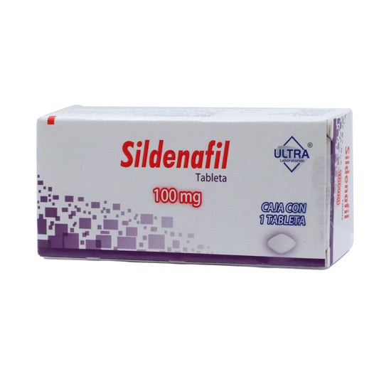 Sildenafil 100 mg, Caj. c/1 Tab.
