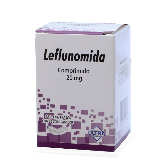 Leflunomida 20 mg, Caj. c/30 Tab.