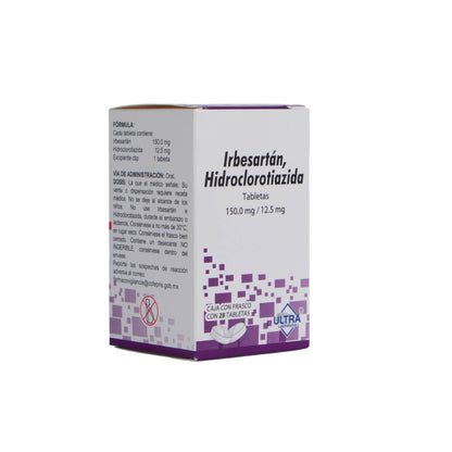 IRBESAR/HIDRO Tabletas 150 mg – Antihipertensivo