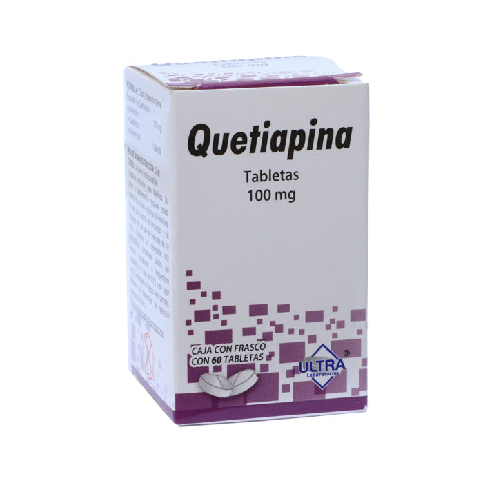 Quetiapina 100 mg, Caj. c/60 Tab.