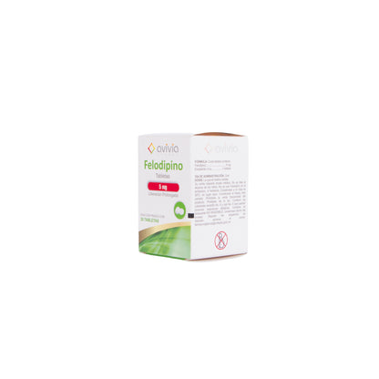 Felodipino Tabletas 5mg – Antihipertensivo