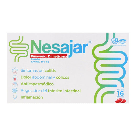Nesajar 100 mg/300 mg Caja con 16 Cápsulas