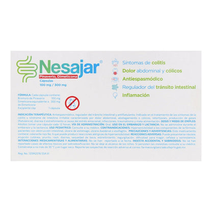 Nesajar 100 mg/300 mg Caja con 16 Cápsulas