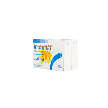 INDAMID Cápsulas 300 mg – Antibiótico