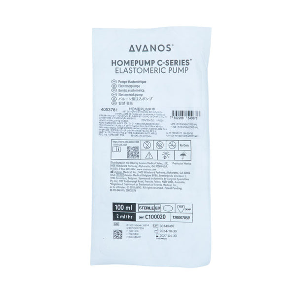 Homepump C Infusor 100ml 2ml/h – Accesorios Médicos