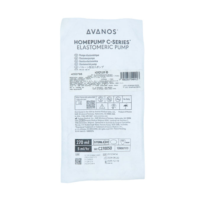 Homepump C Infusor 270ml 5ml/h – Accesorios Médicos