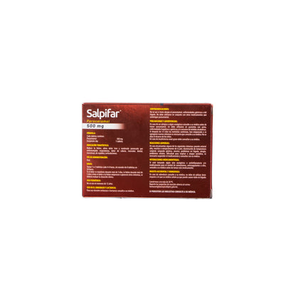 SALPIFAR OTC Tabletas 500mg – Analgésico