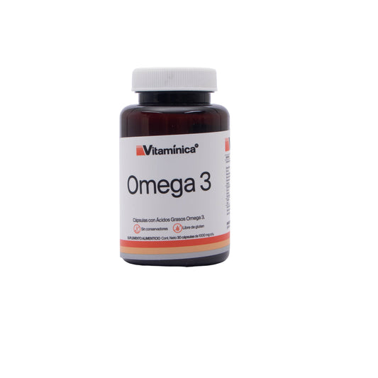 Omega 3 Cápsulas 1000 mg – Suplemento Alimenticio