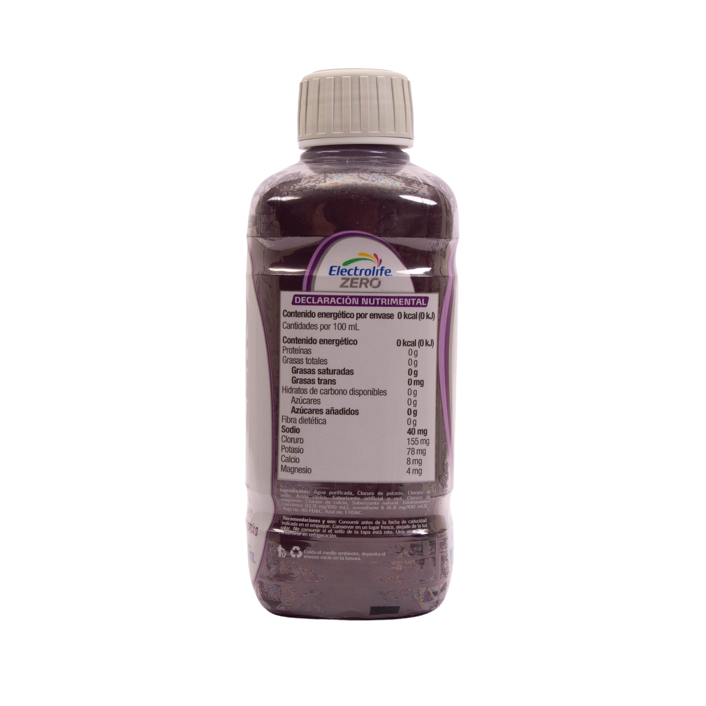 Electrolife Zero Uva Solución 625 ml – Hidratación Oral