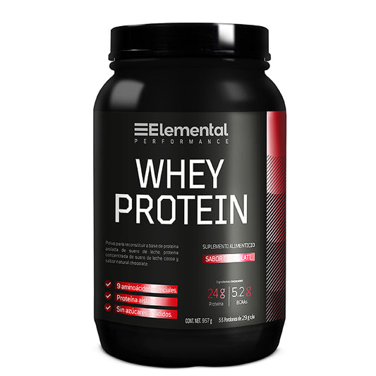 Whey Protein, Aminoácidos Esenciales, Proteína en Pvo, sin azúcares, Fco. 957 gramos