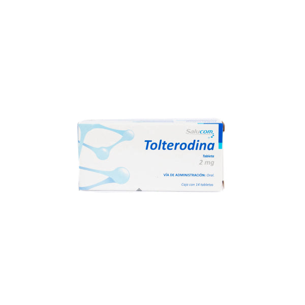 Tolterodina 2mg Tabletas – Control de vejiga
