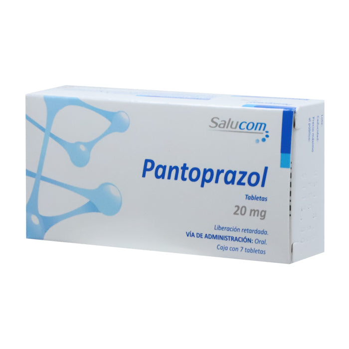 Pantoprazol 20 mg, Caj. c/7 Tab.