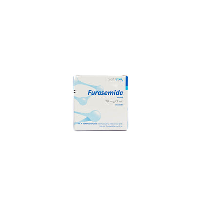 Furosemida Solución Inyectable 20mg/2ml – Diurético