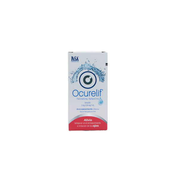 OCURELIF Gotas Oftálmicas 3mg/0.16mg – Alivio Ocular