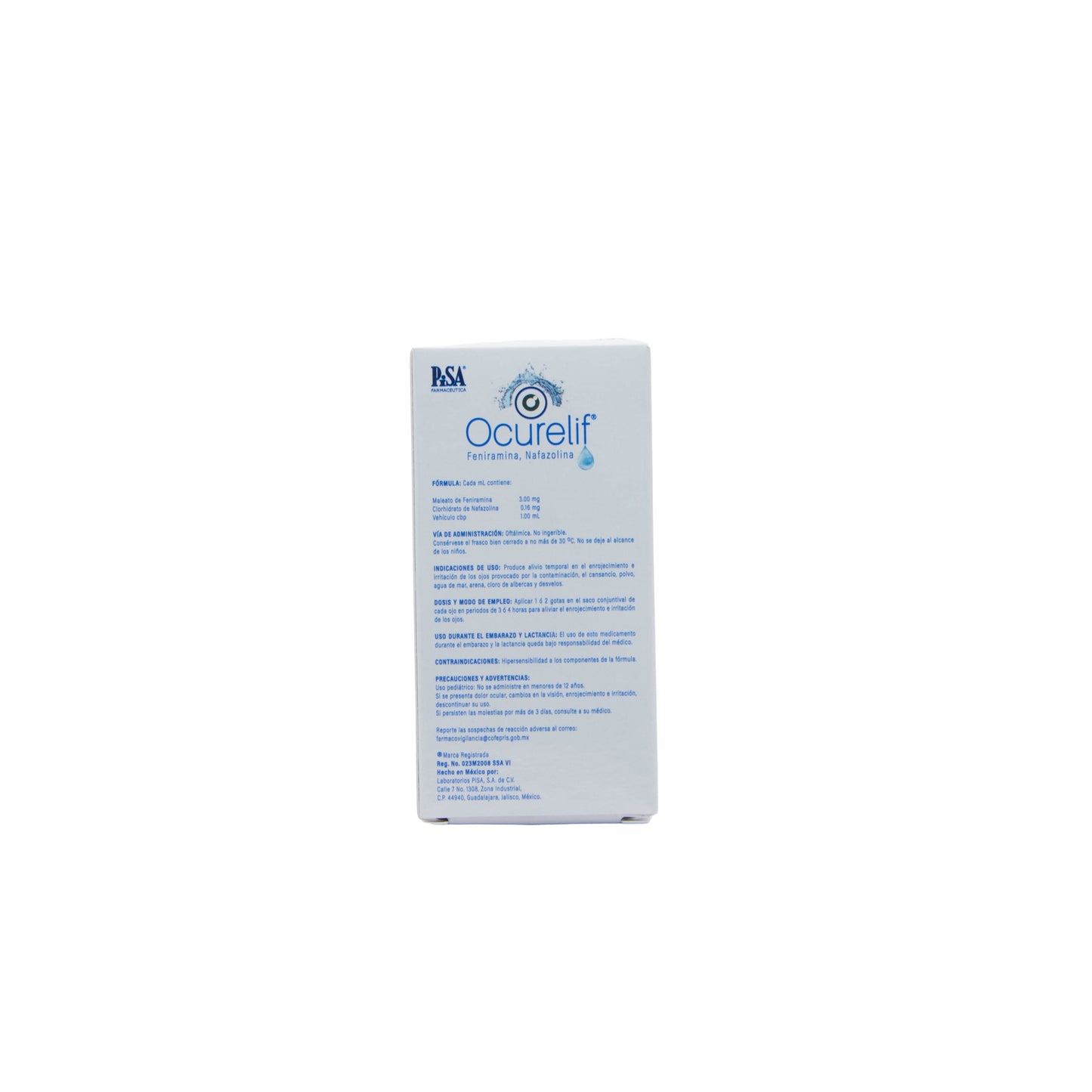 OCURELIF Gotas Oftálmicas 3mg/0.16mg – Alivio Ocular