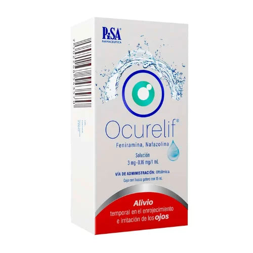 OCURELIF Gotas Oftálmicas 3mg/0.16mg – Alivio Ocular