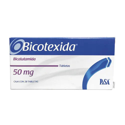 Bicotexida 50 mg, Bicalutamida, Caj. c/28 Tab.
