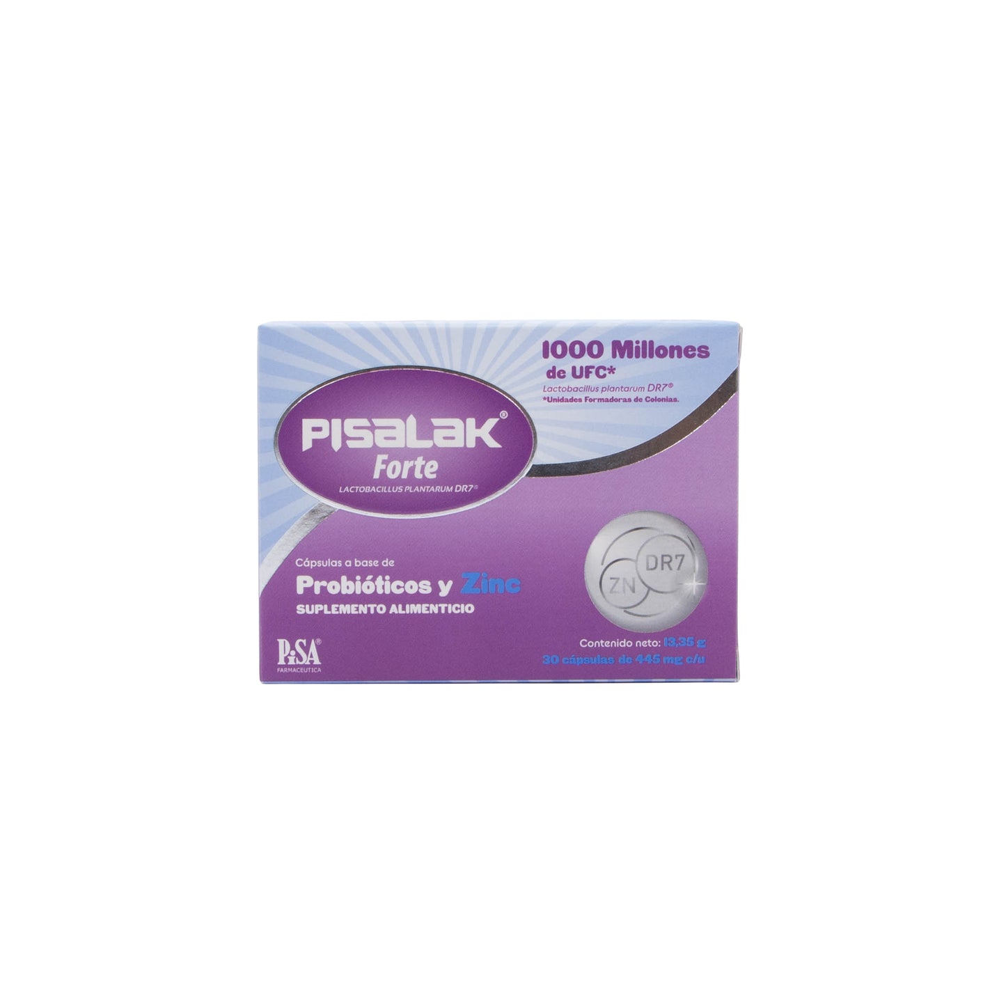 PISALAK FORTE Cápsulas 1,000MUFC/5MG – Salud Digestiva
