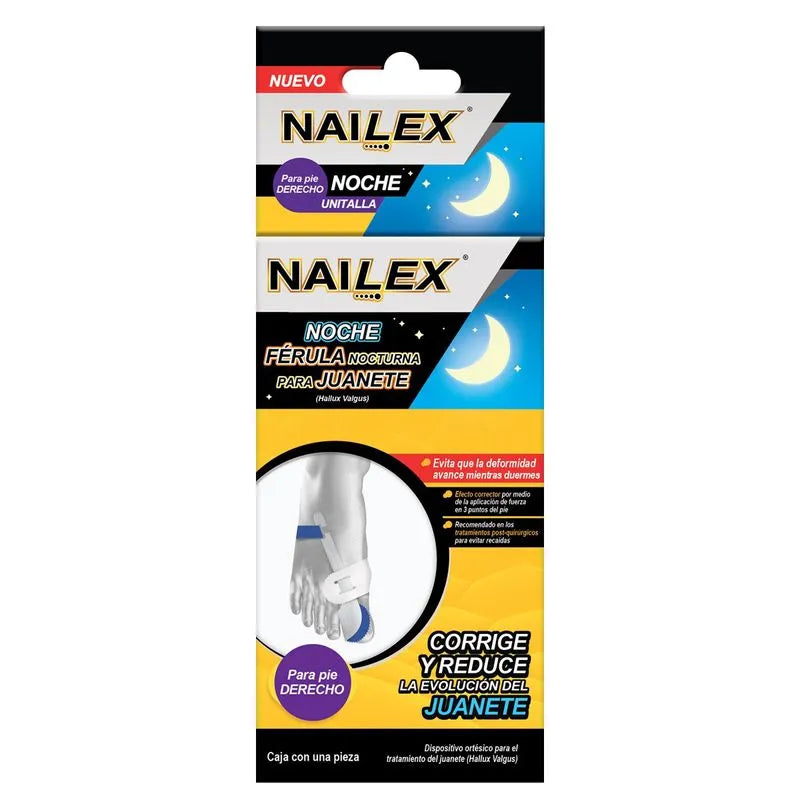 Nailex Noche Férula Derecha Caj. c/1 Pza