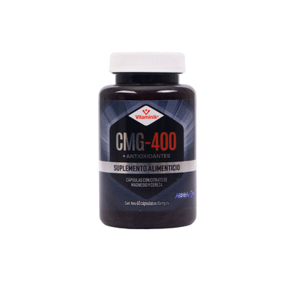 CMG-400 Frasco 60 Capsulas – Suplemento Magnesio