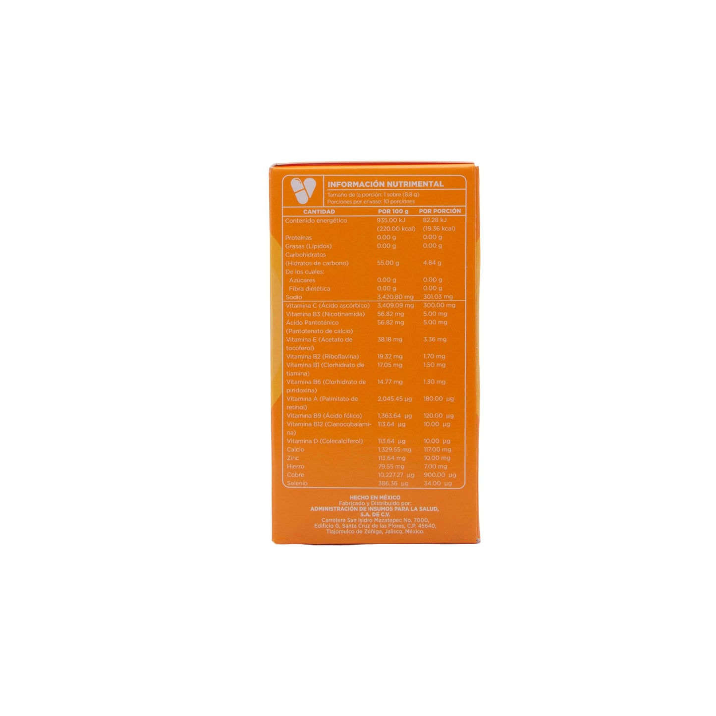 C-FLU Sabor Naranja Sobres – Suplemento Alimenticio