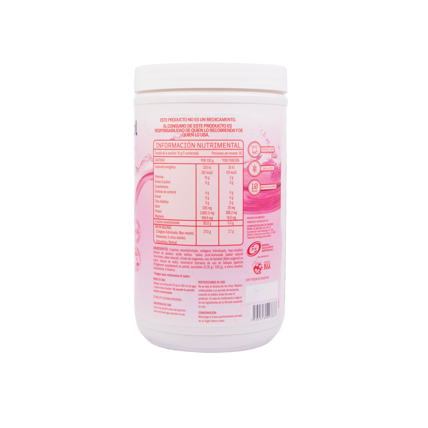 Creatina Plus AS Polvo 300g – Suplemento Deportivo