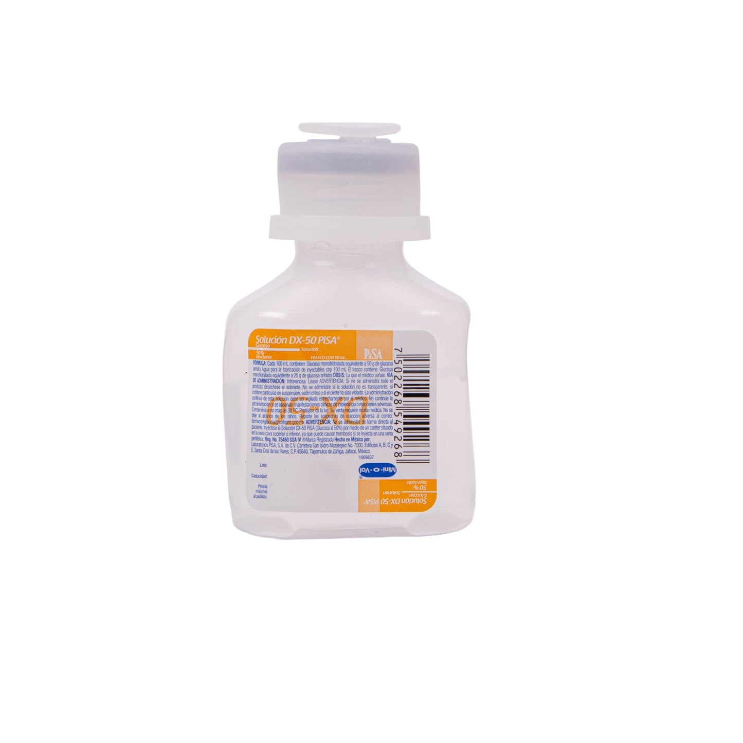 SOLUCION DX-50 PiSA MINIOVAL 50ML – Terapia de Infusión