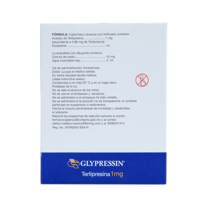 GLYPRESSIN Solución Inyectable 1 mg – Uso Hospitalario