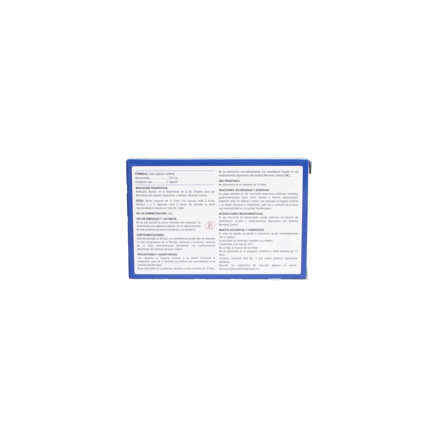 Benzonatato G.I Perlas 100 mg – Antitusivo