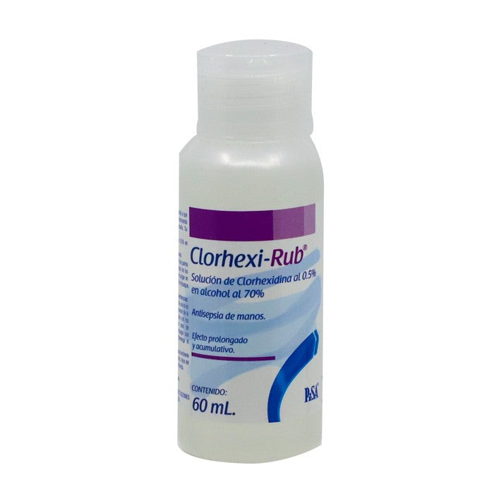 Clorhexi-Rub 0.5%, Clorhexidina C/60 Ml