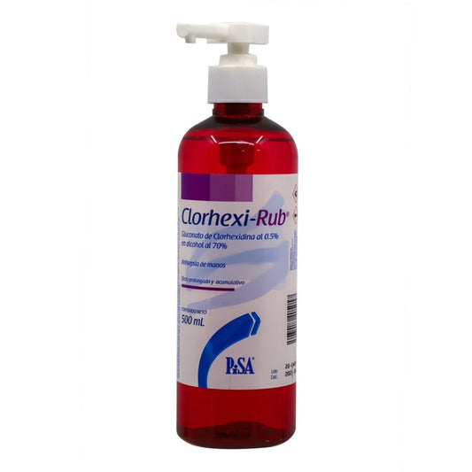 Clorhexi-Rub 0.5%, Clorhexidina C/500 Ml