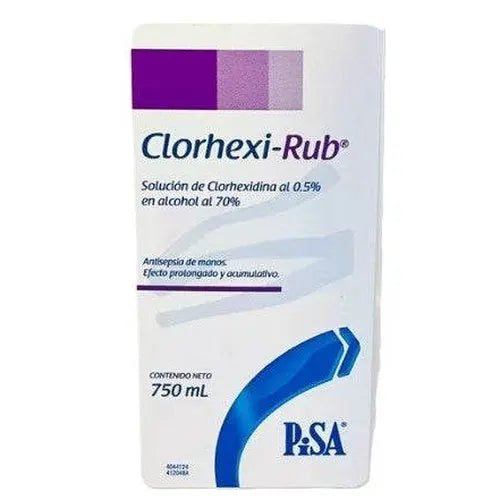 Clorhexi-Rub 0.5%, Clorhexidina, Env. c/750 mL