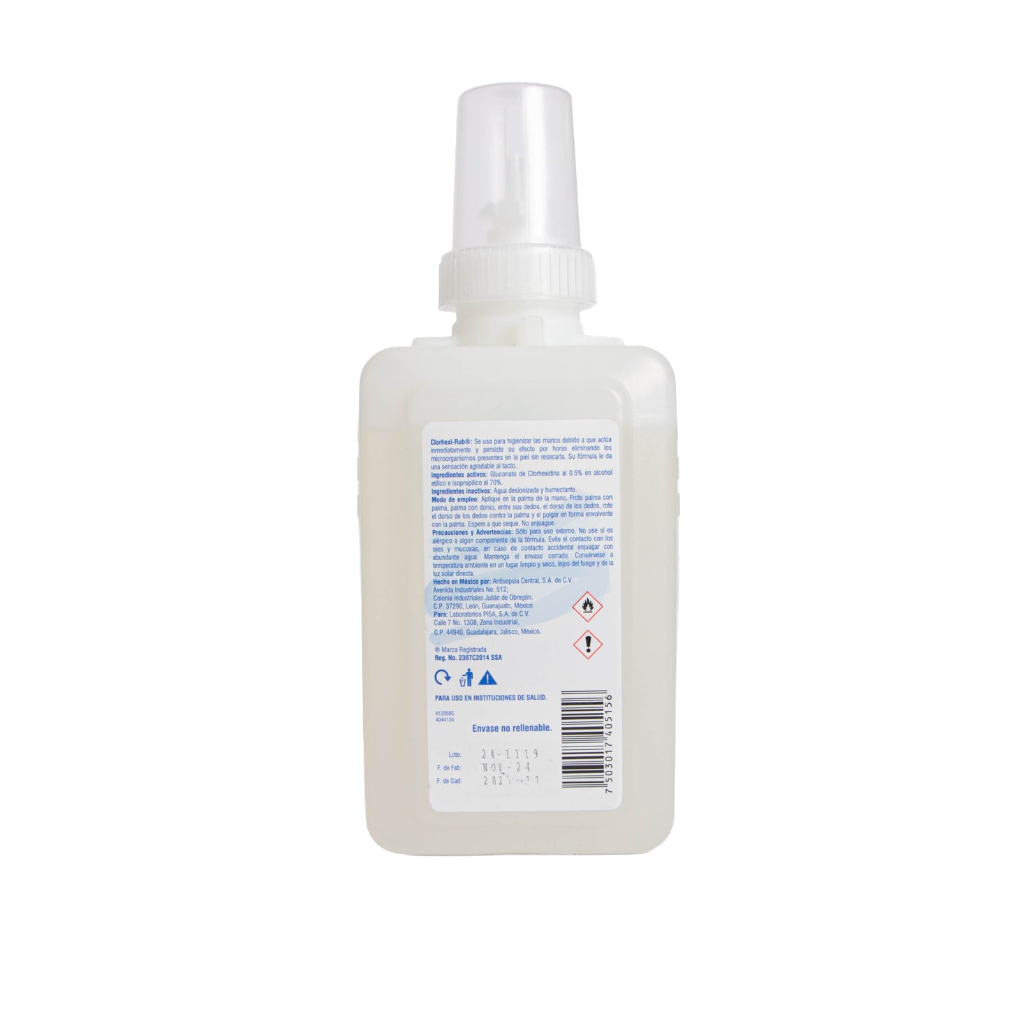 Clorhexi-Rub Solución 0.5% – Antiséptico