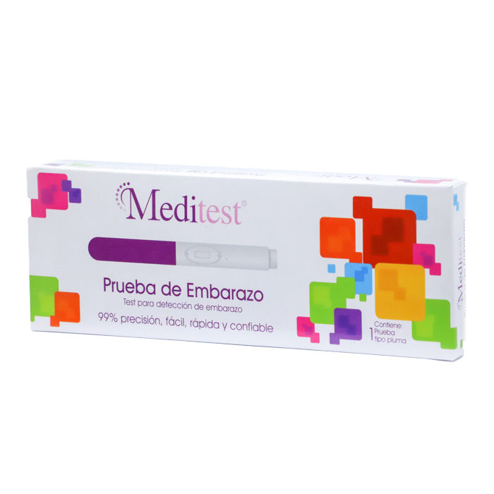 Meditest, Prueba de embarazo, Caj. c/1 pluma