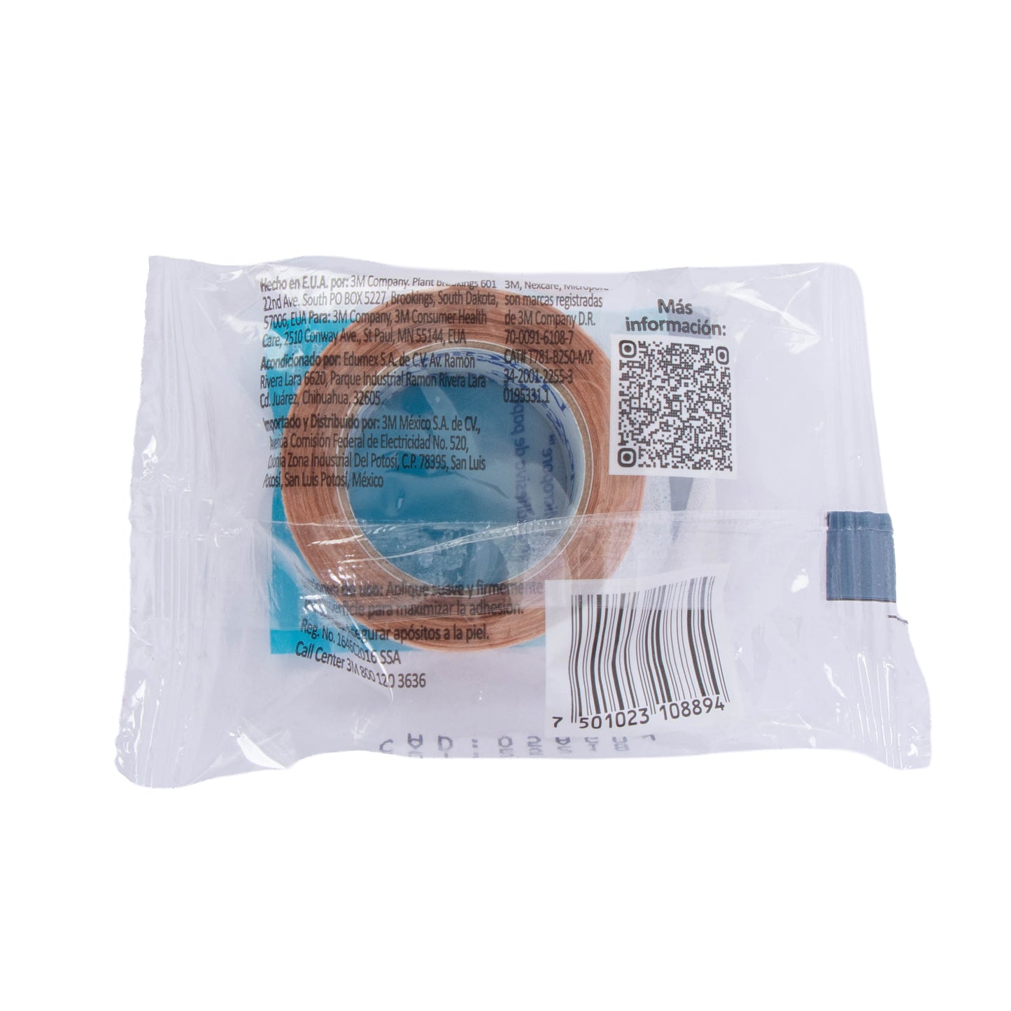 Cinta Micropo Piel 25cmx5m – Material de Curación