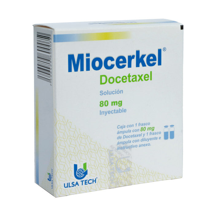 Miocerkel 80 mg, Docetaxel, Solución Inyectable