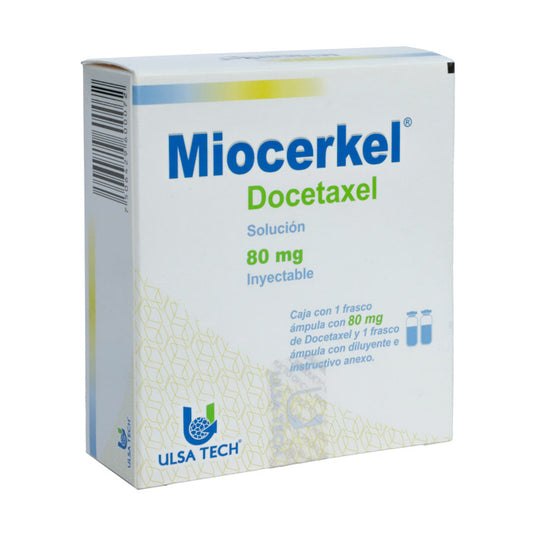 Miocerkel 80 mg, Docetaxel, Solución Inyectable