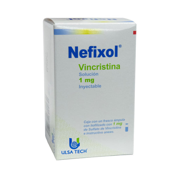 Vincristina 1mg, Nefixol, Caj. c/1 Ámp. S.I.