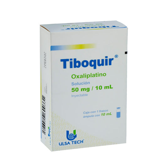 Tiboquir 50 mg/ 10 ml, Oxaliplatino, Caj. c/1 Fco. Ámp.